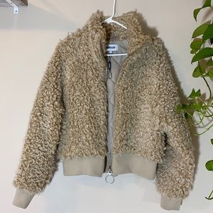 Weekday Fluffy Teddy Zip Jacket